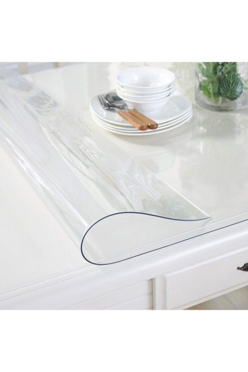 Flexible glass, tablecloth transparent Soft Glass size 120x80 cm. 113325