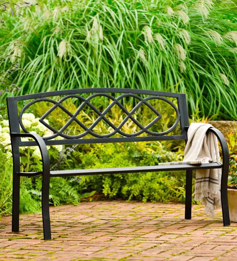 A garden bench