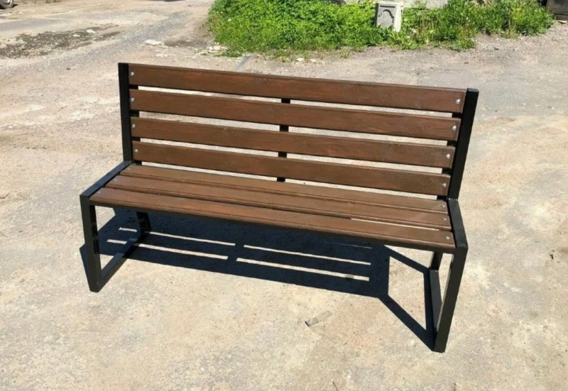 Metal bench