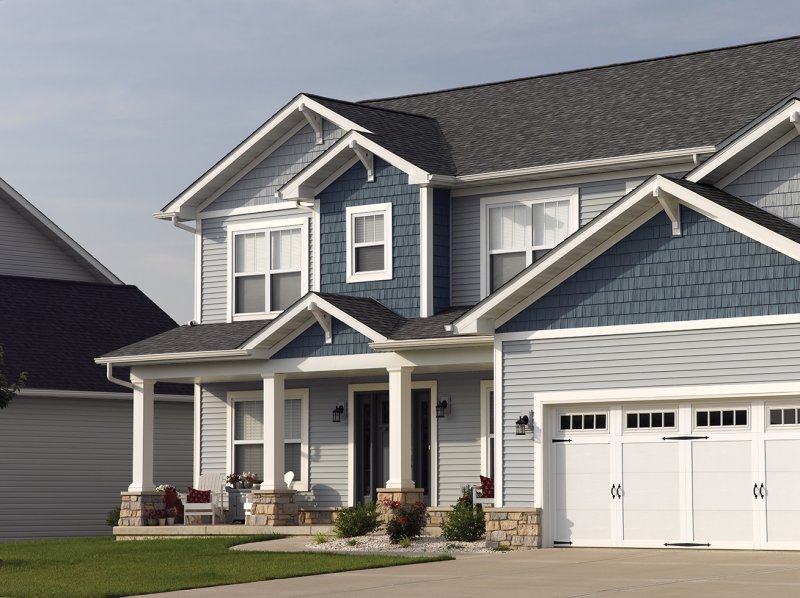 House Gray Siding