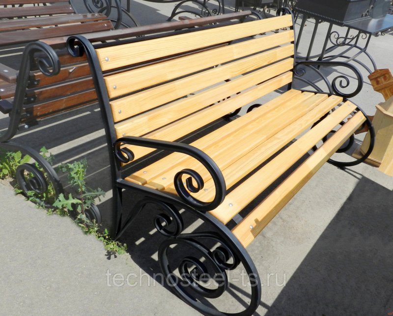 Metal bench