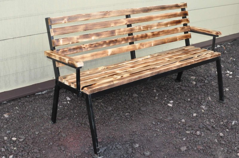 Metal bench