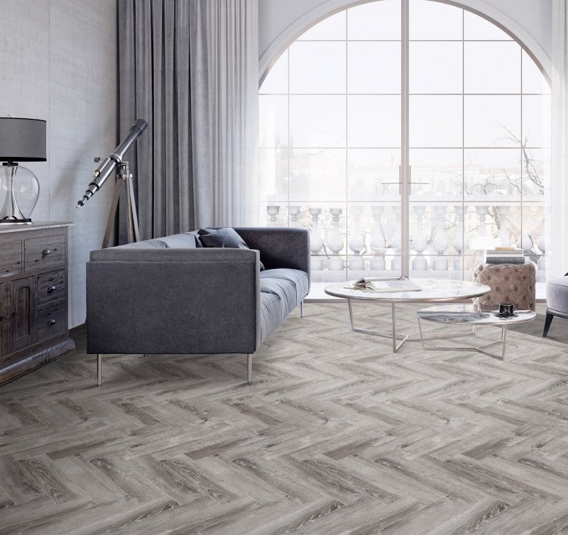 Cronafloor Herringbone 4V oak dube dijon laminate