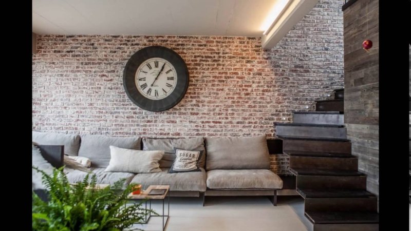 Brick wall in the interior