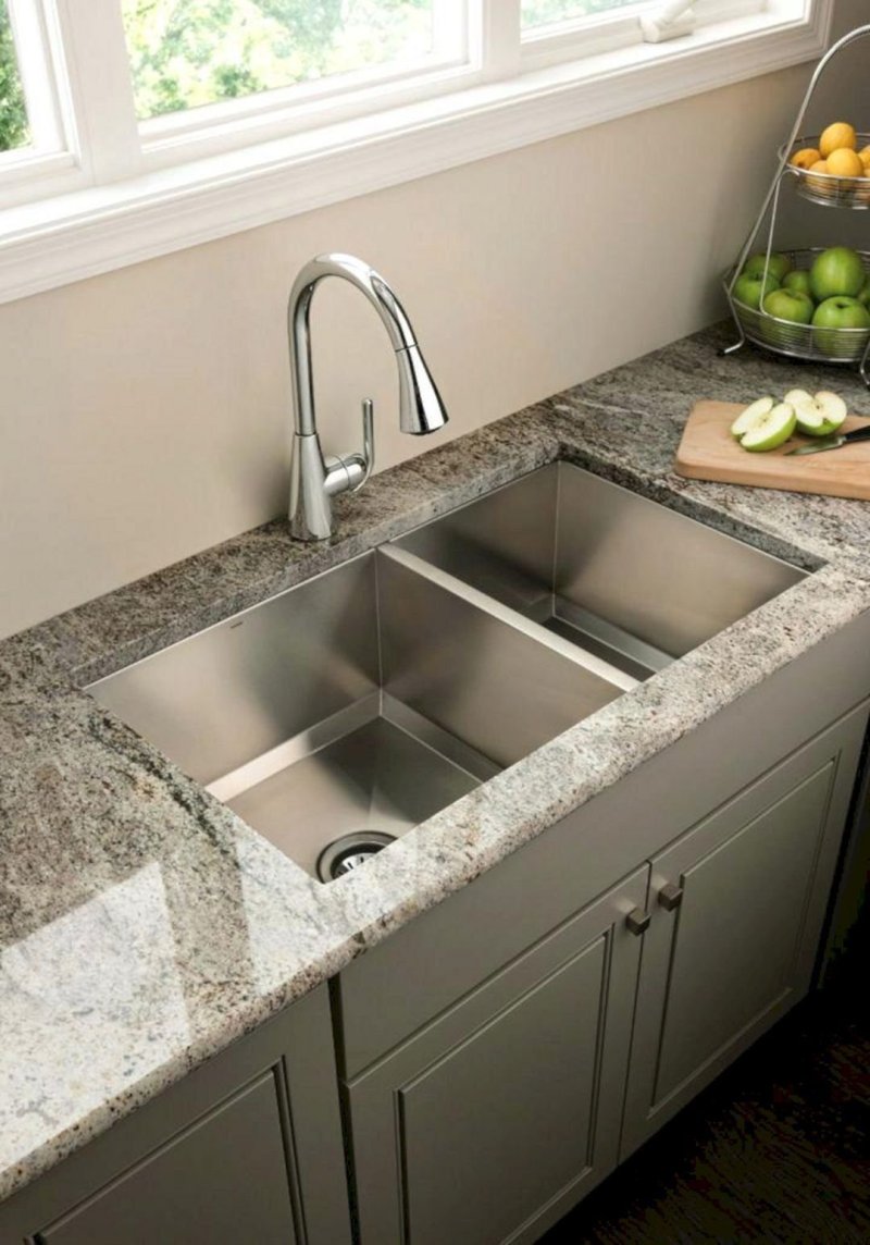 Sink under the countertop