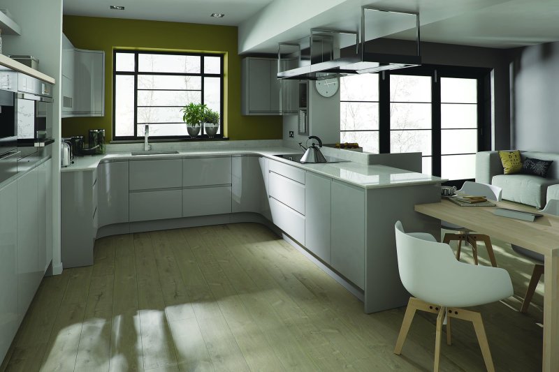 Gray kitchen