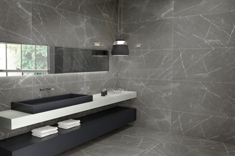 Tau Altamura Silver 75x75 Glossy porcelain tile