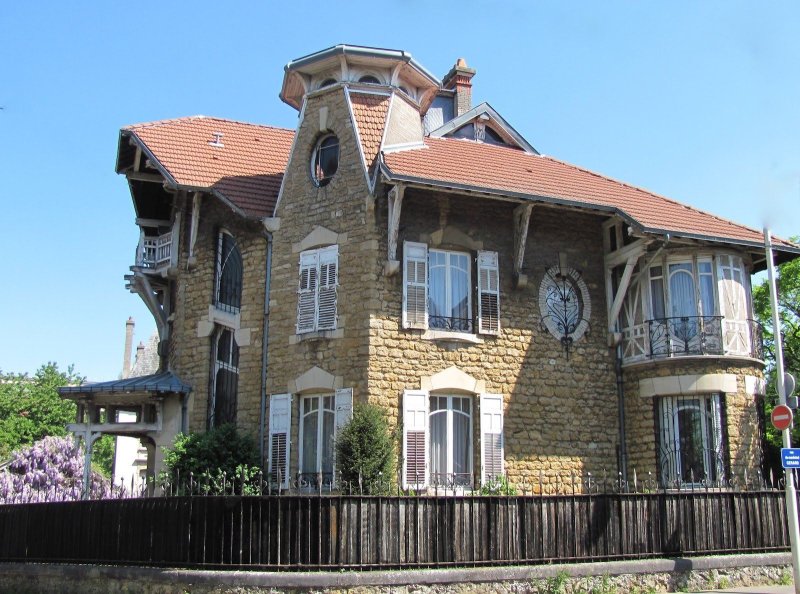 Facade of the country house