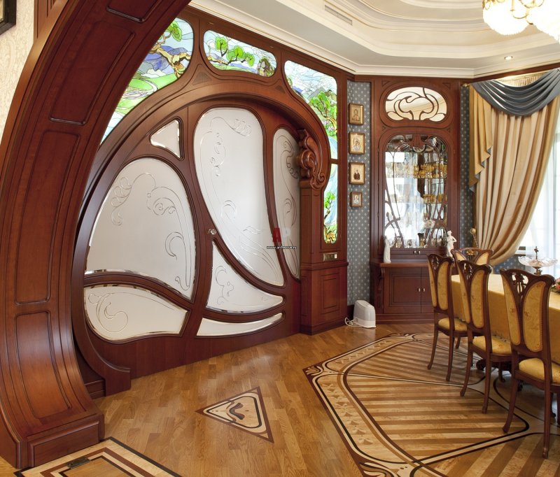 Art Nouveau style in the interior