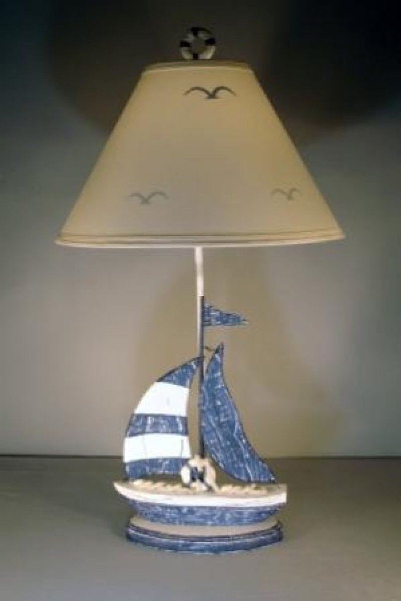 Table lamp marine theme