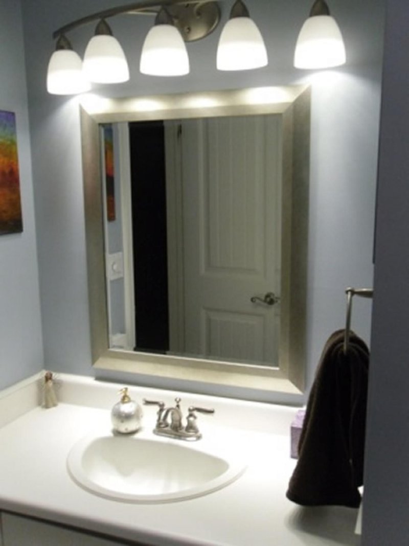 Mirror in the bathroom