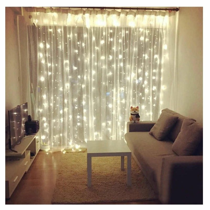 LED garland of the curtain