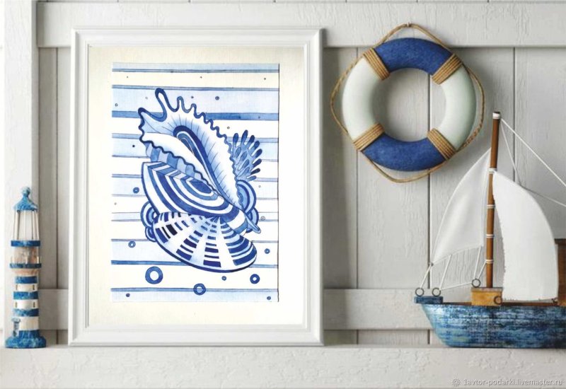 Wall decor of the sea