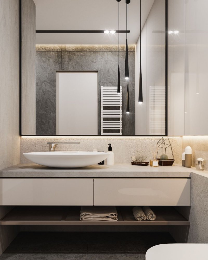 Bathroom in modern style