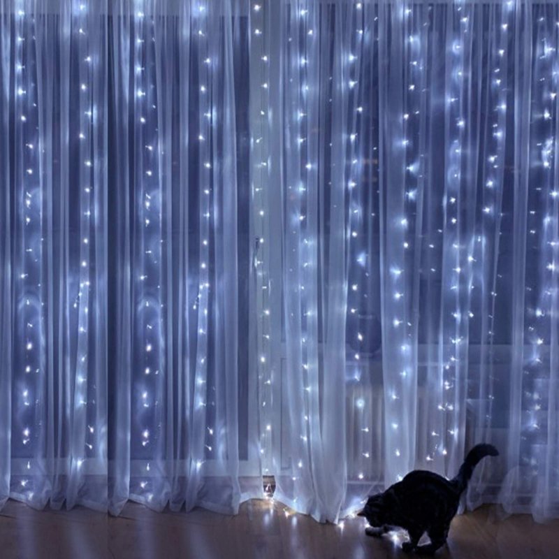 LED garland of the curtain