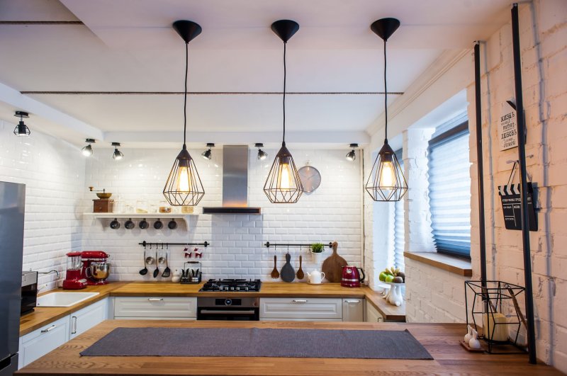 Scandinavian lighting in the interior