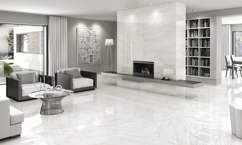 Porcelain tile Bianca Carrara 45x45