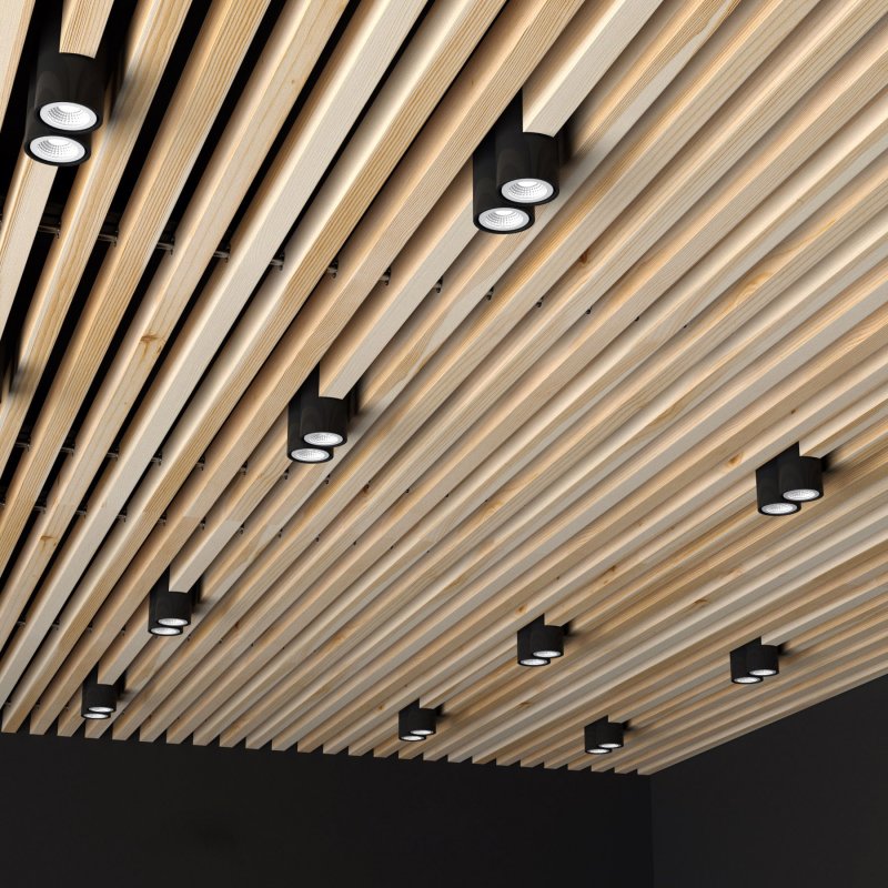 Cubic rack ceiling Albes