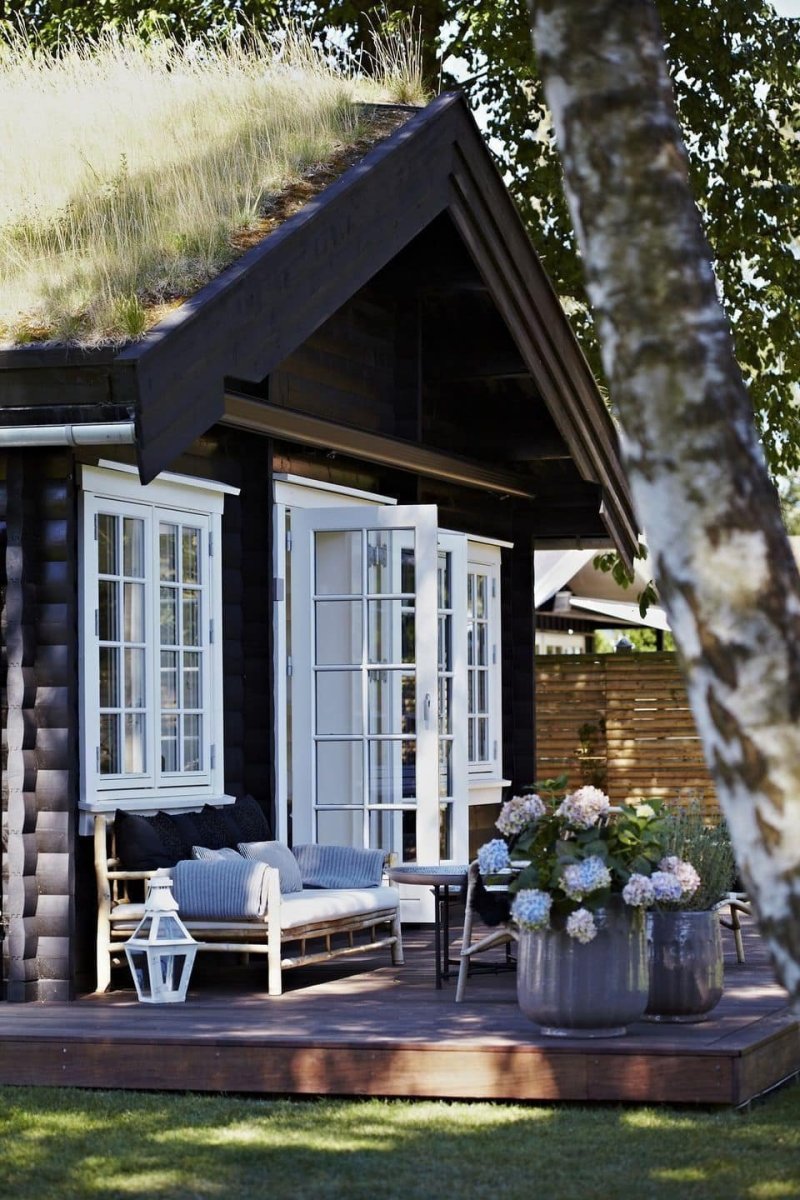 Garden House in the Scandinavian style