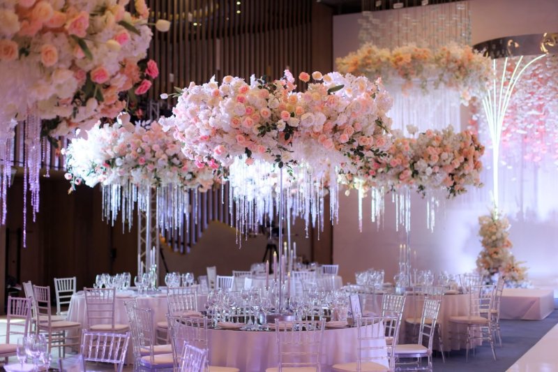 Wedding hall decor