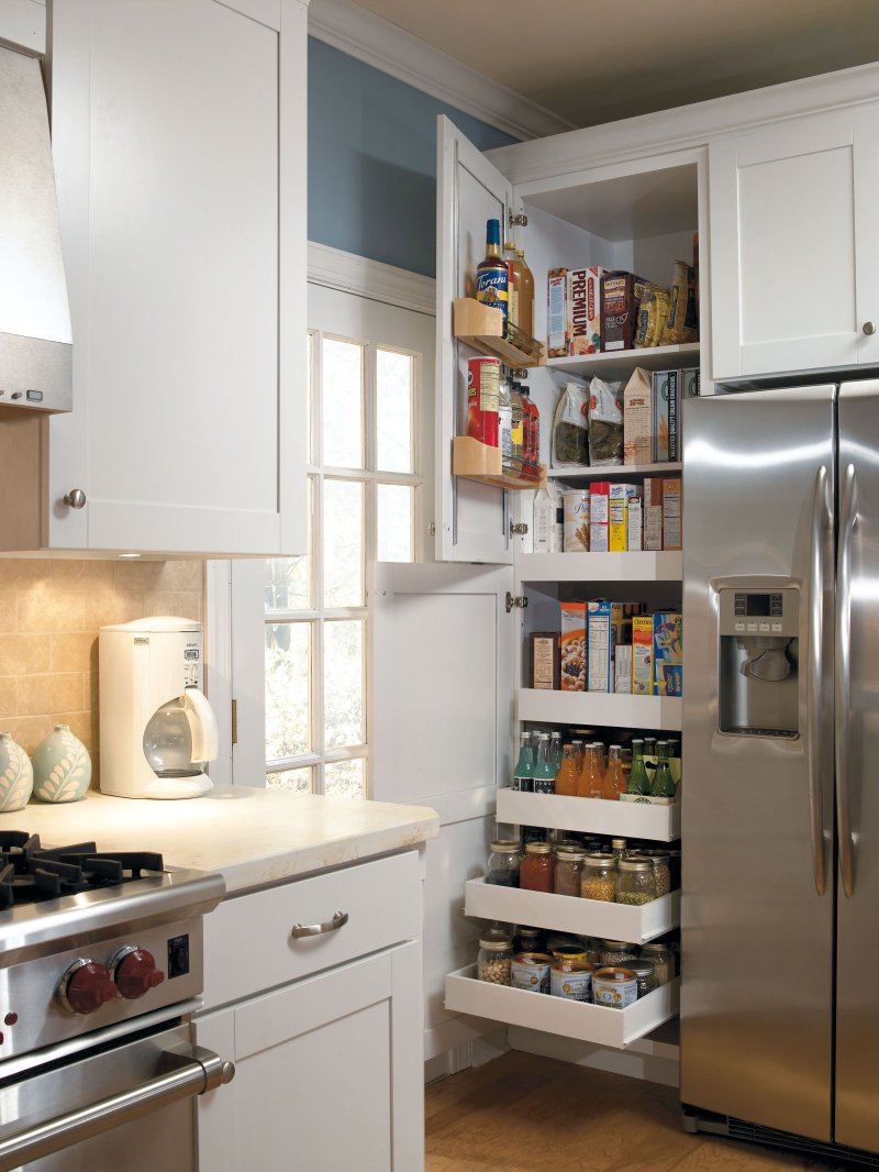 Pantry in the kitchen