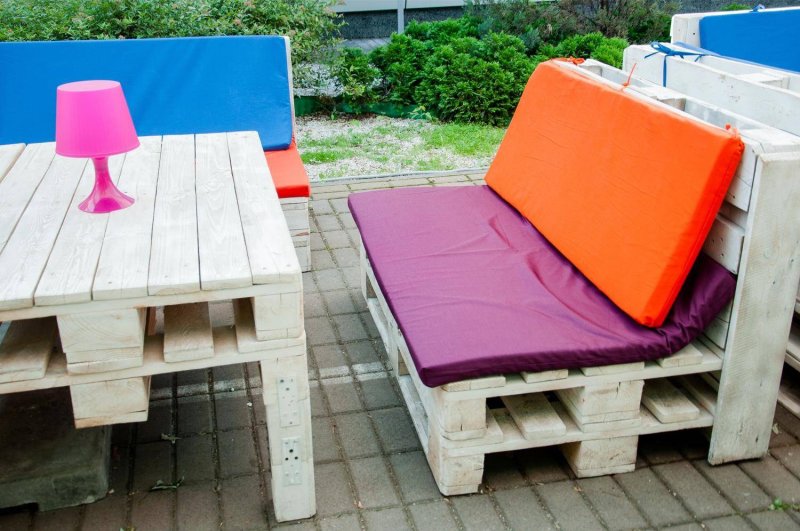 From pallets furniture