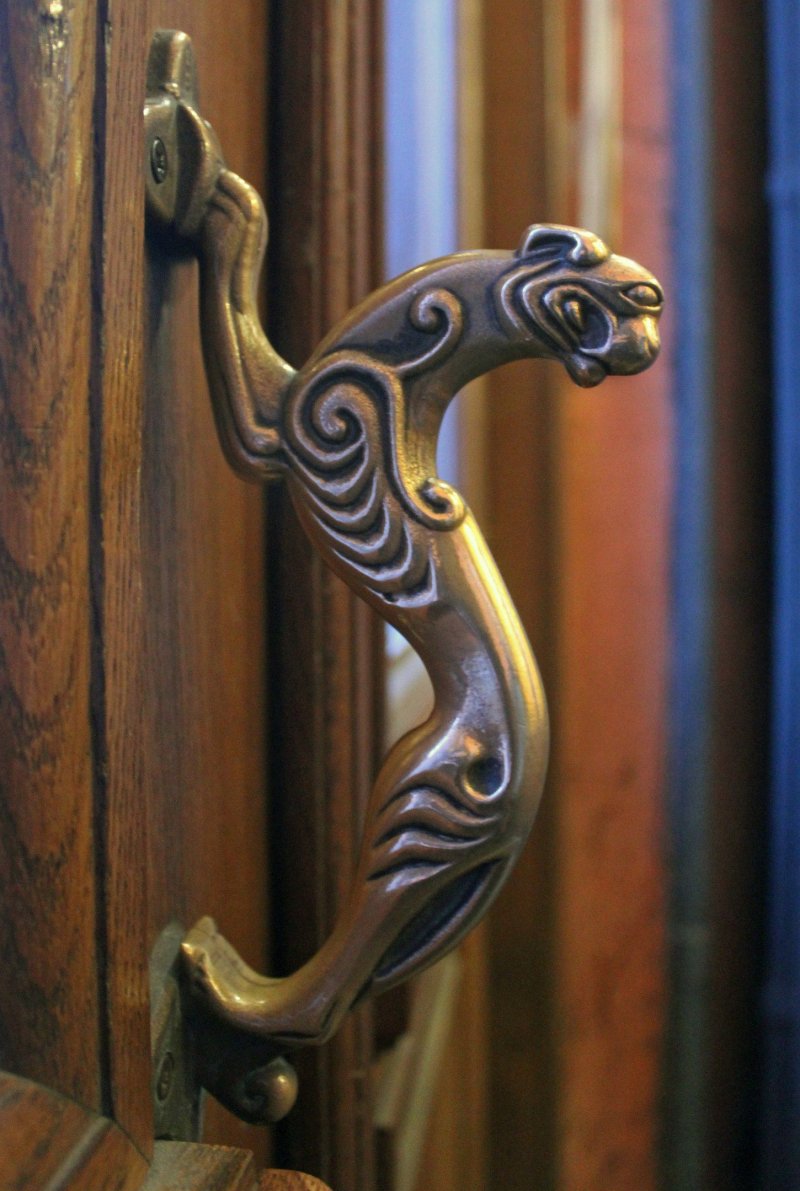 Unusual door handles