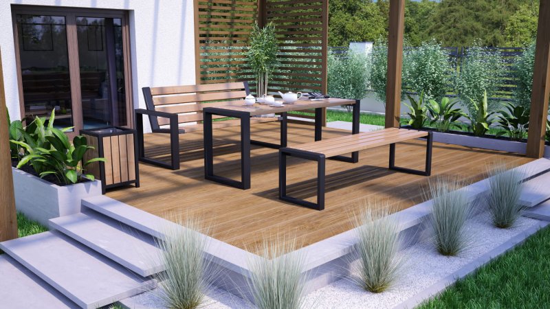 Forerant and terrace furniture