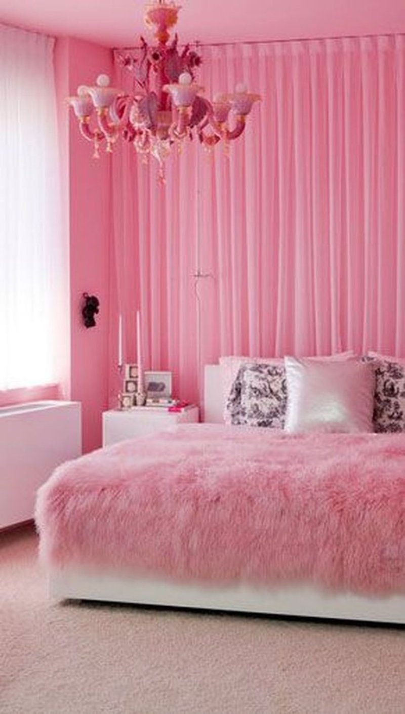 Pink bedroom