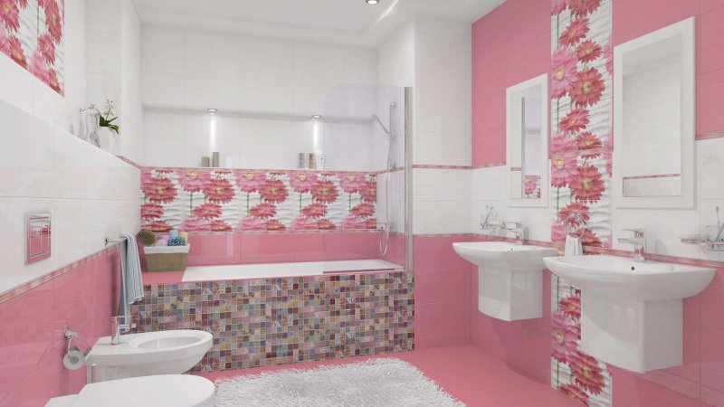 Bathroom tile design