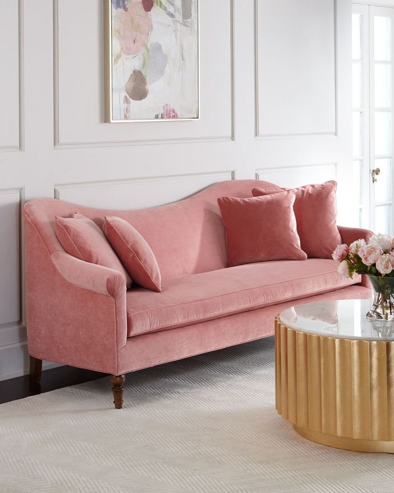 Scande sofa dusty rose