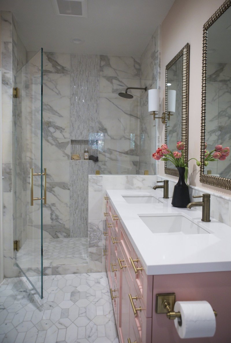 Bathroom under marble