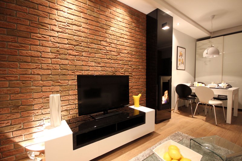 Decoration with decorative brick