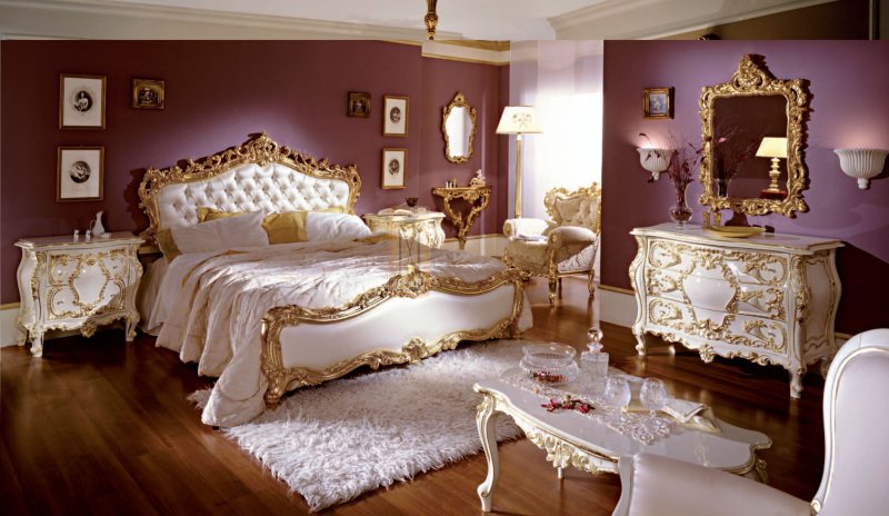 Baroque style bedroom