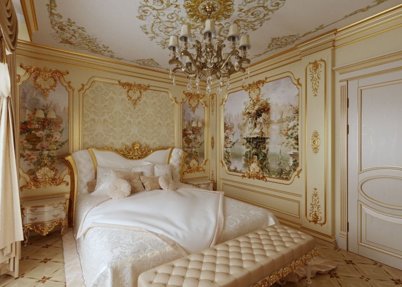 Baroque bedroom design