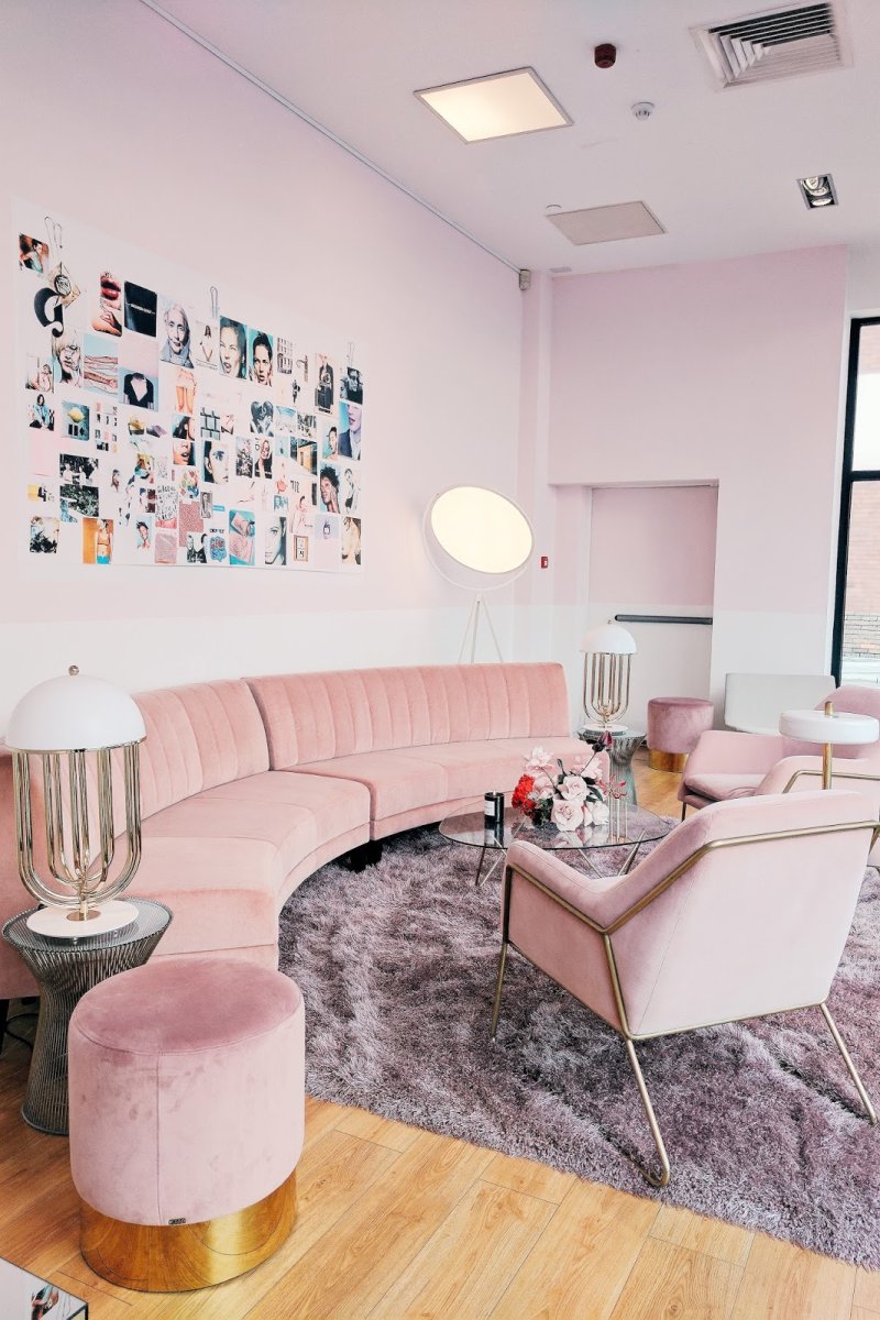 Pink interior