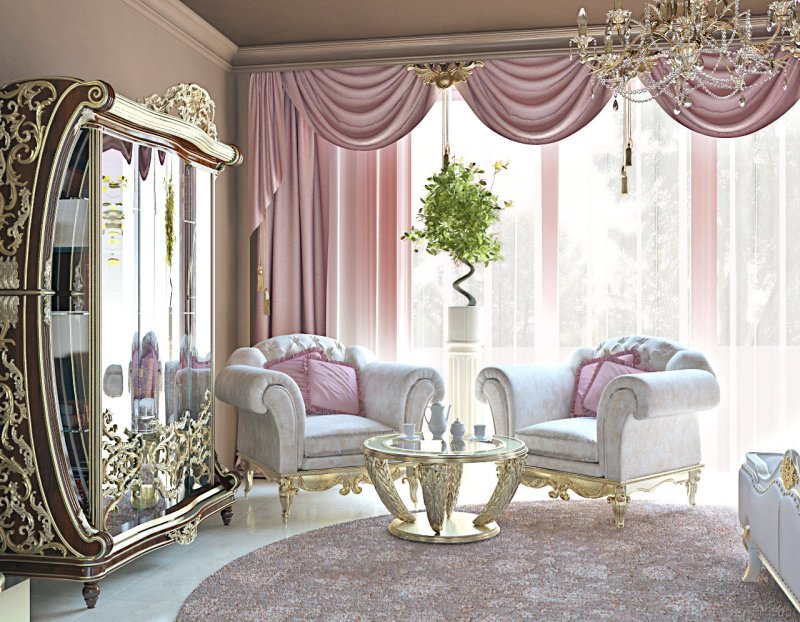 Rococo style room