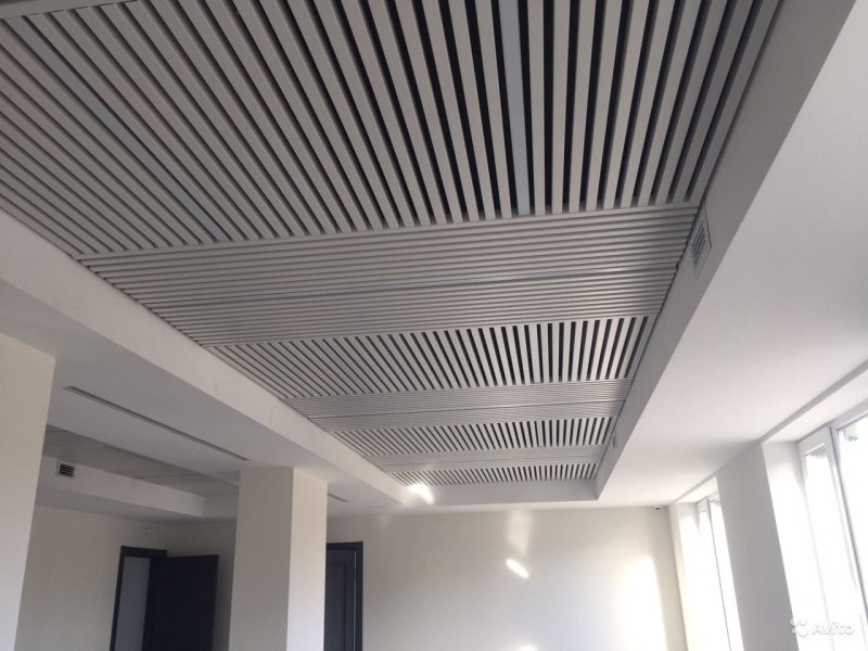 Cubated rack ceiling