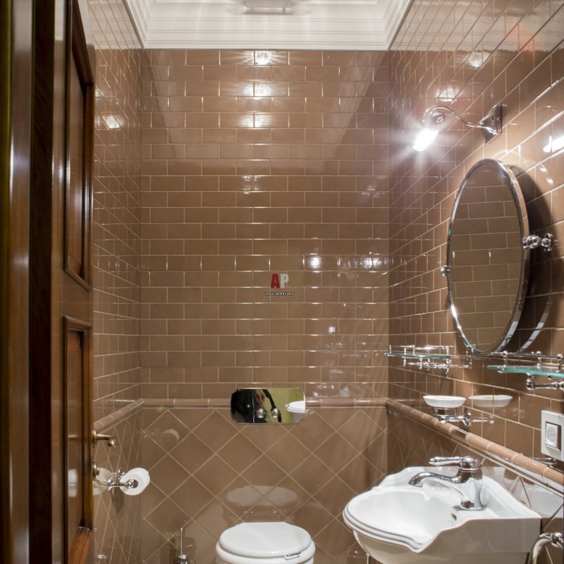 The interior of the bathroom