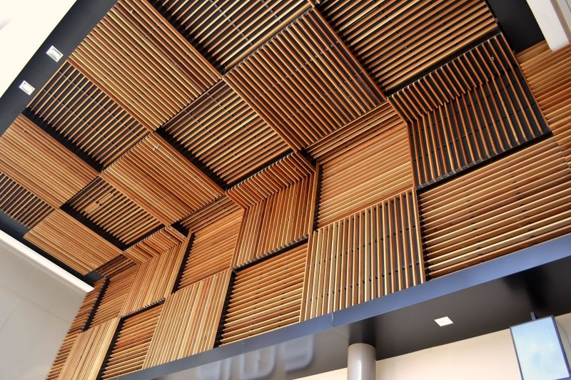 Acoustic veneered panels Gustafs Panel System