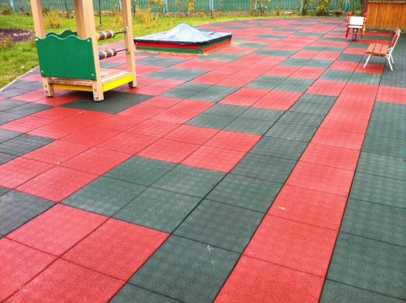 Rubber tiles