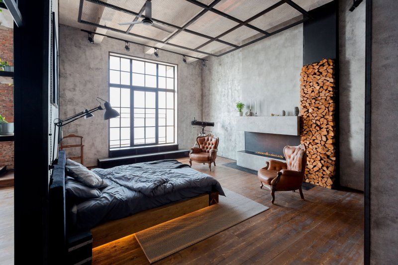 Bedroom Loft Shik Industrial