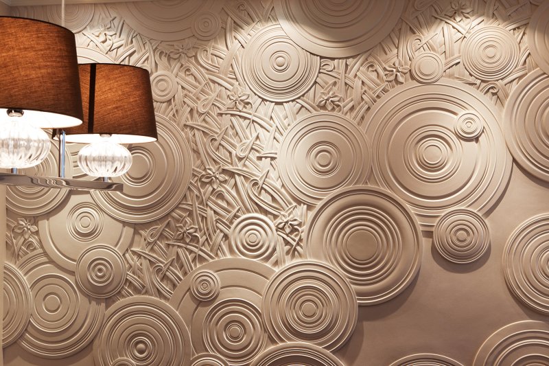 Textured decorative plaster