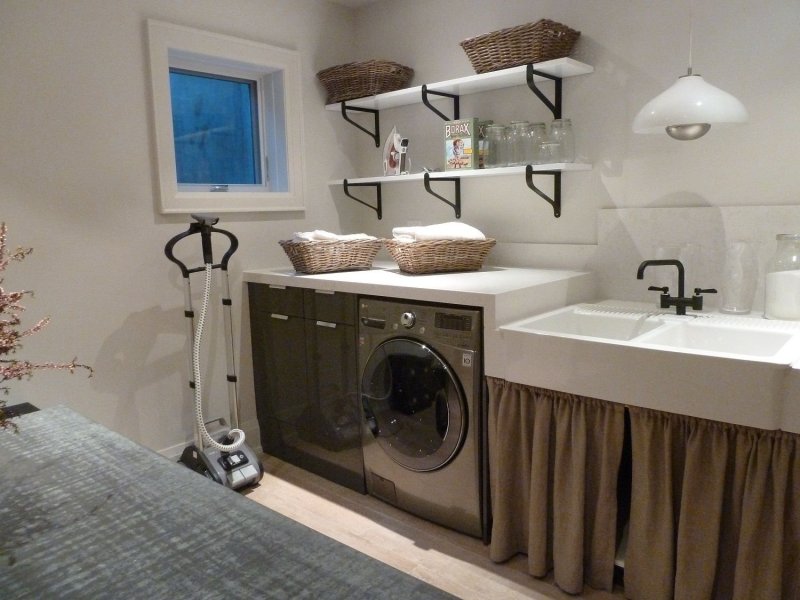 Laundry in the apartment design