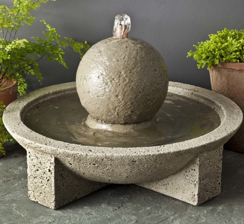 Concrete fountain