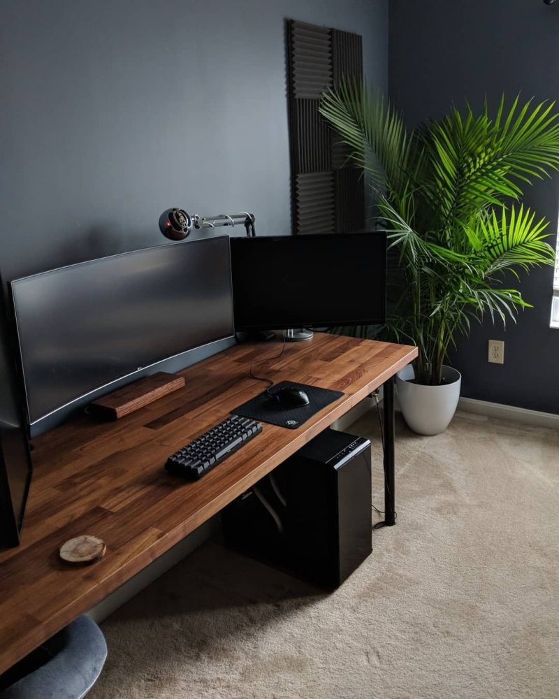 Designer table for a computer