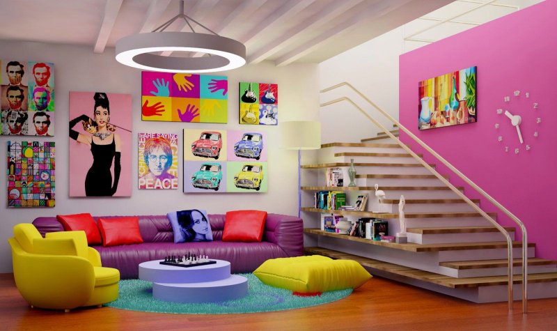 Style Pop art in the interior