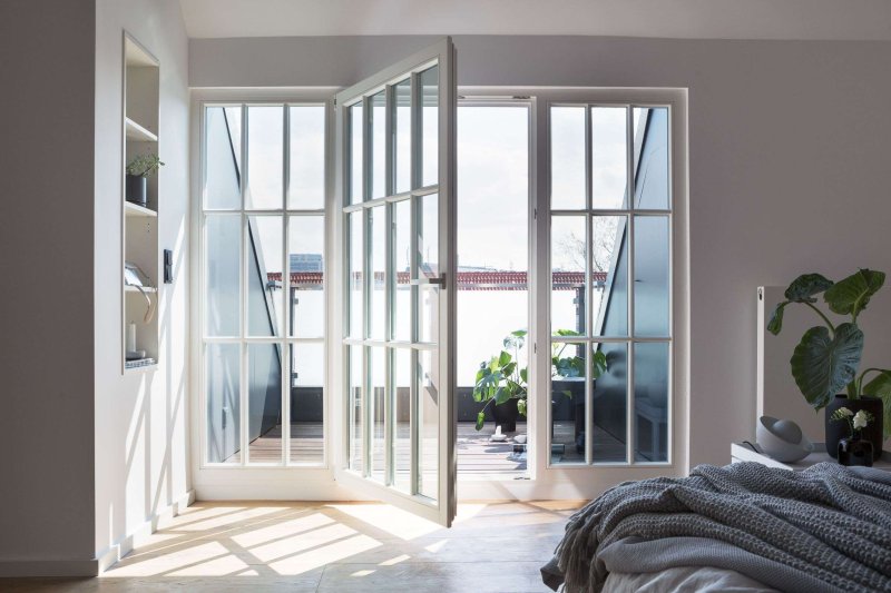 French doors of Rehau