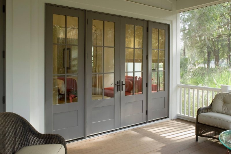 French doors of Rehau