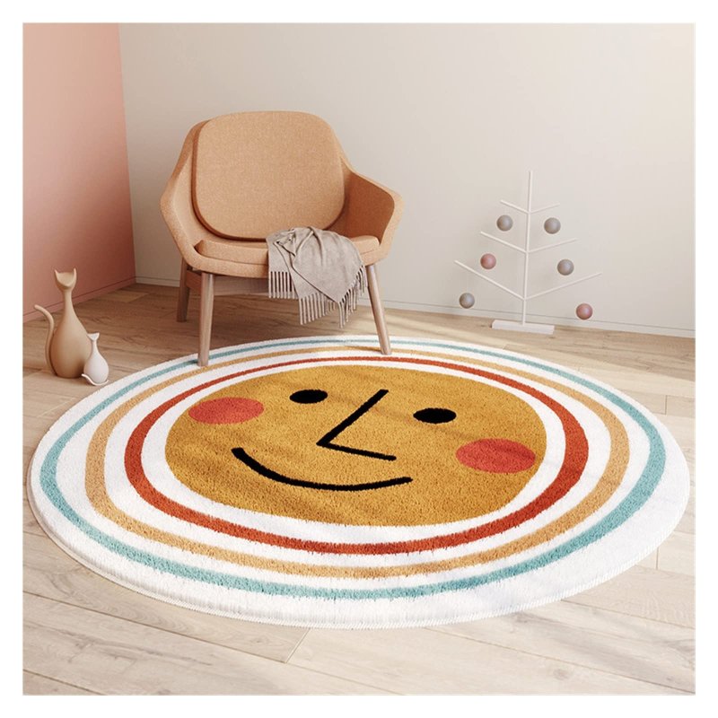 Round carpet in the nursery